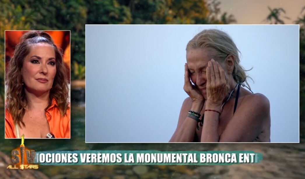 Rosa Benito en el puente de las emociones de 'Supervivientes All Stars'.