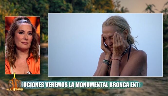Rosa Benito en el puente de las emociones de 'Supervivientes All Stars'.