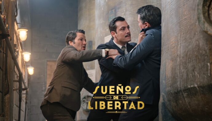 Pablo, Gabriel y Tasio en 'Sueños de libertad'