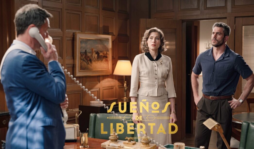 Gabriel, Marta y Andrés en 'Sueños de libertad'