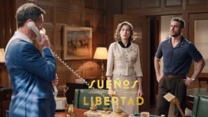 Gabriel, Marta y Andrés en 'Sueños de libertad'