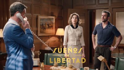 Gabriel, Marta y Andrés en 'Sueños de libertad'
