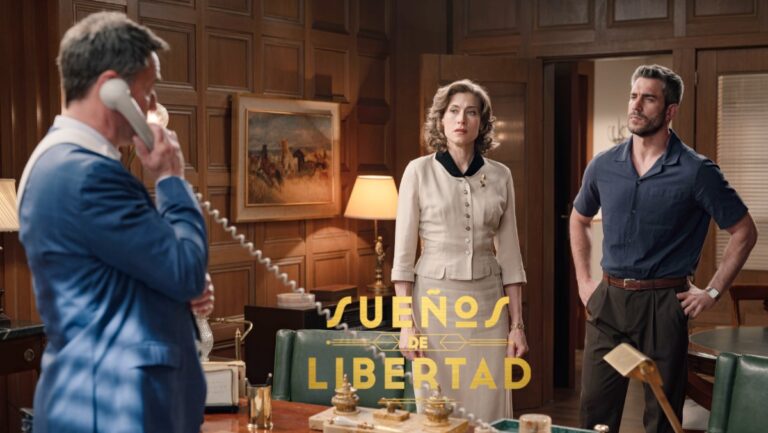 Gabriel, Marta y Andrés en 'Sueños de libertad'
