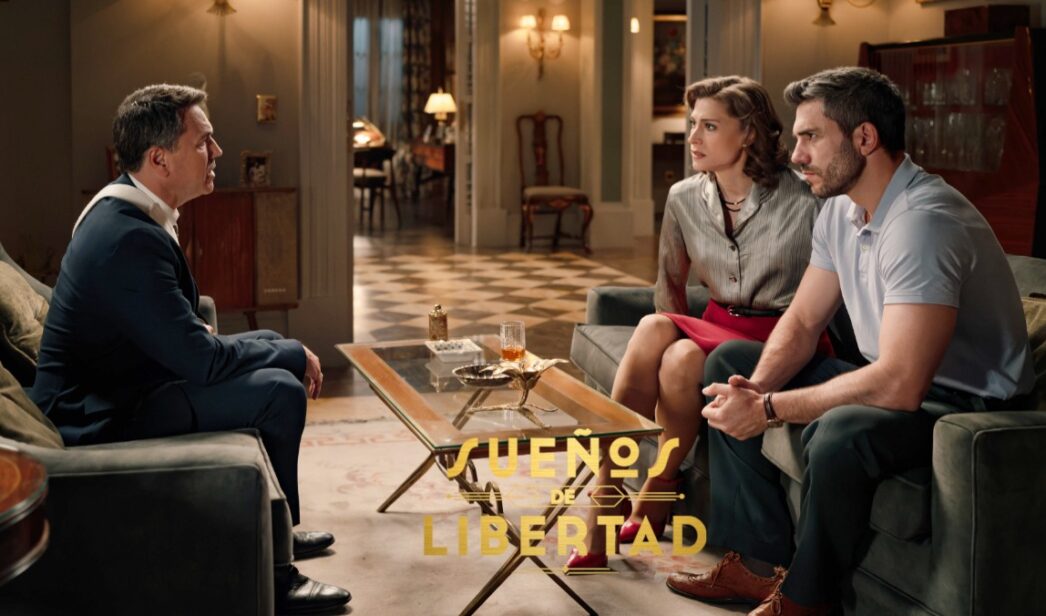 Gabriel, Marta y Andrés en 'Sueños de libertad'