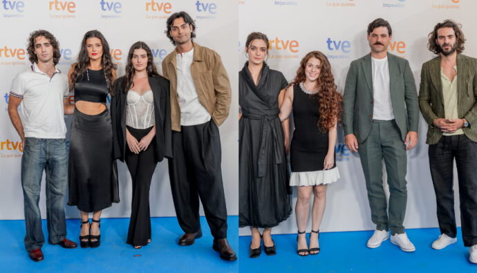 Los actores de 'Valle Salvaje' y 'La Promesa' en la presentación de temporada de TVE