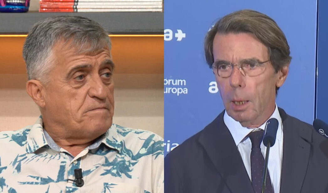 El Gran Wyoming y José María Aznar