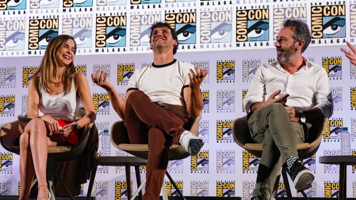 Los actores de 'Los Serrano' en la Comic-con de Málaga.