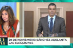 El tropezón de Ana Rosa Quintana durante su reacción en pleno directo al adelanto electoral de Pedro Sánchez