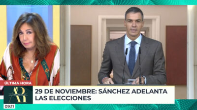 Ana Rosa Quintana, ante el adelanto electoral anunciado por Sánchez