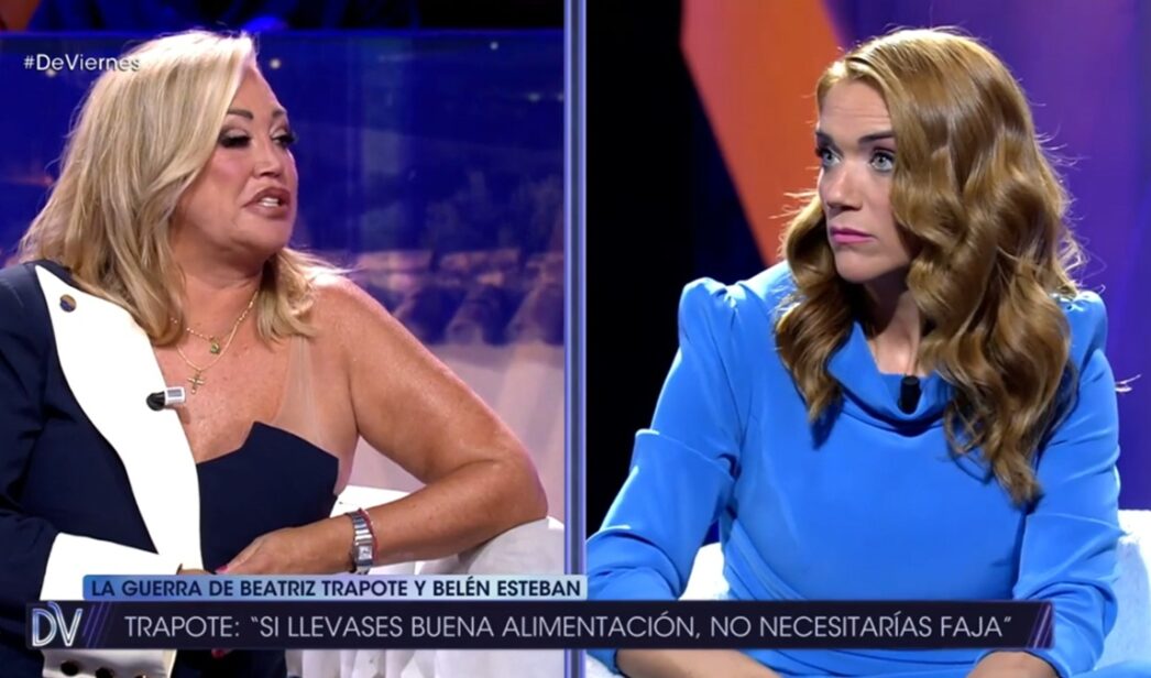 Belén Esteban y Beatriz Trapote en 'De viernes'.