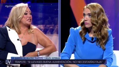 Belén Esteban y Beatriz Trapote en 'De viernes'.