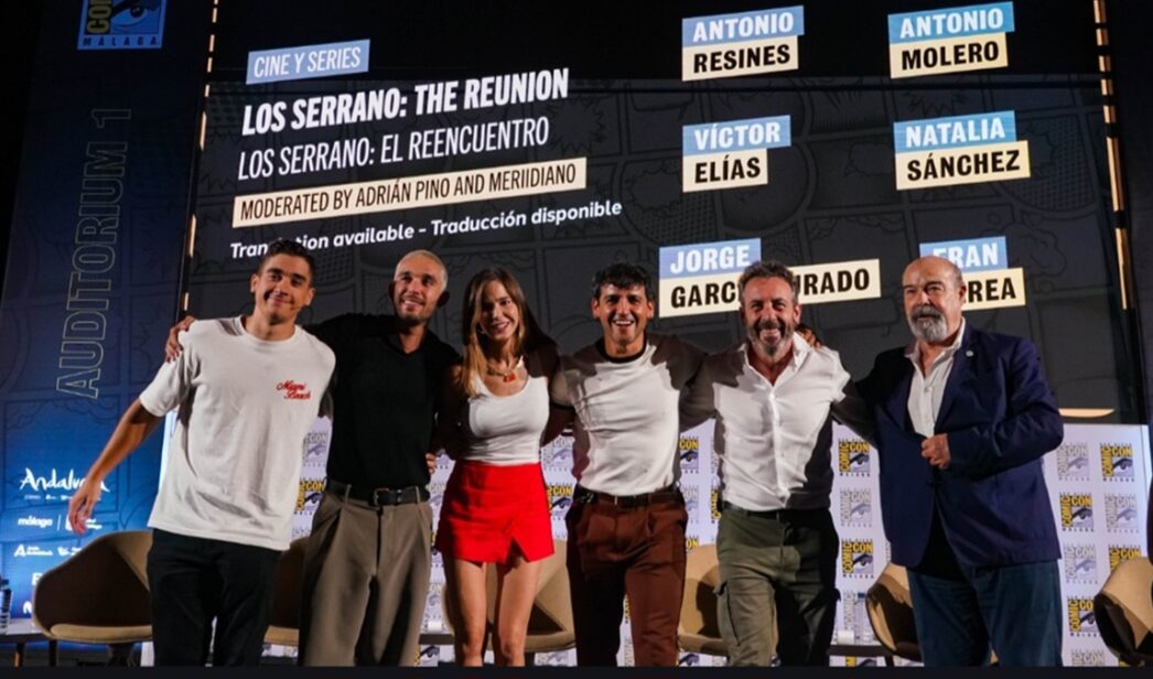 Los actores de 'Los Serrano' en la Comic-con de Málaga.