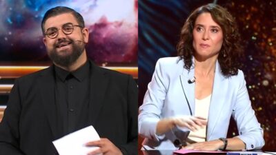 Manu Sánchez e Isabel Díaz Ayuso.