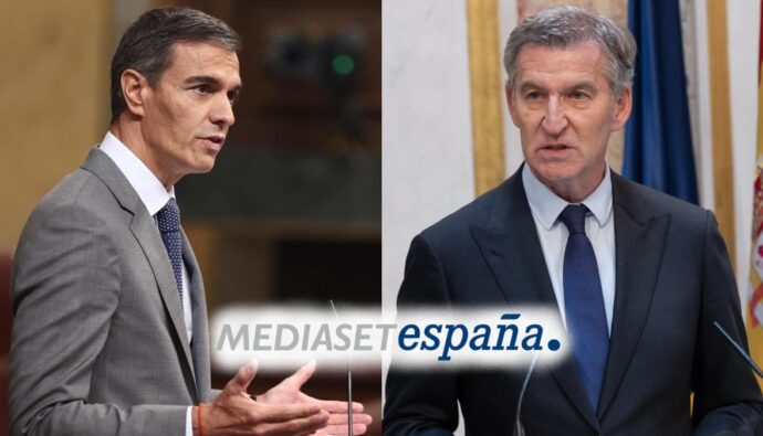 Mediaset se moviliza y propone un debate electoral cara a cara entre Pedro Sánchez y Alberto Núñez Feijóo ante el 29-N